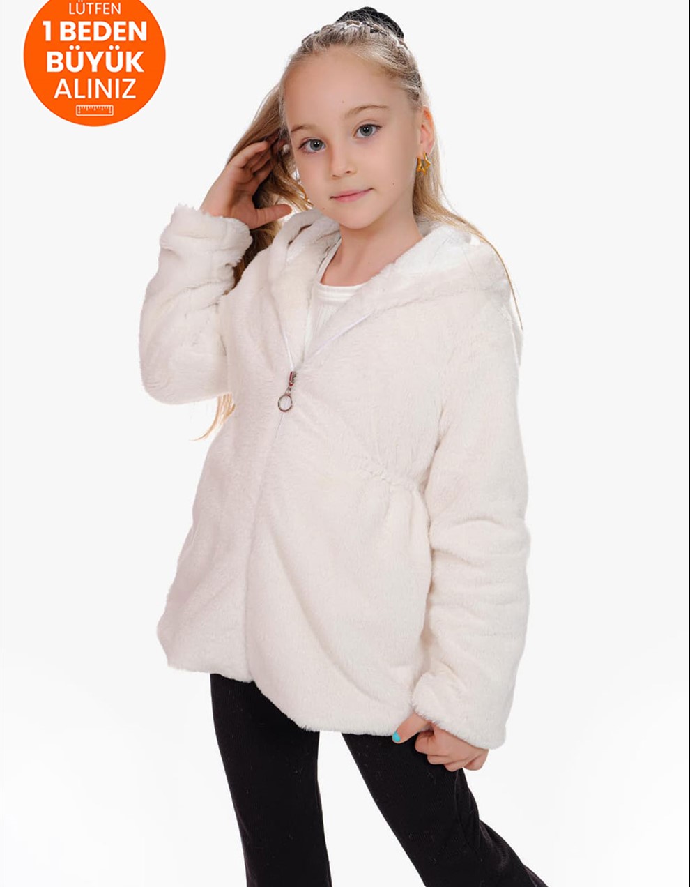 PELUŞ ASTARLI BELİ LASTİK MONT